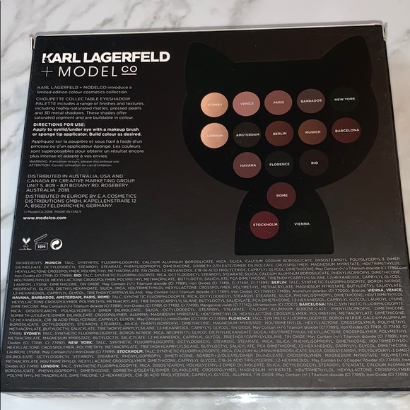 Model Co + Karl Lagerfeld Smokey Burgundy Palette - Picture 8 of 16